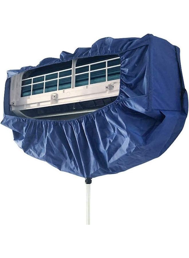 Waterproof Air Conditioner Cleaning Cover Blue - Image 1